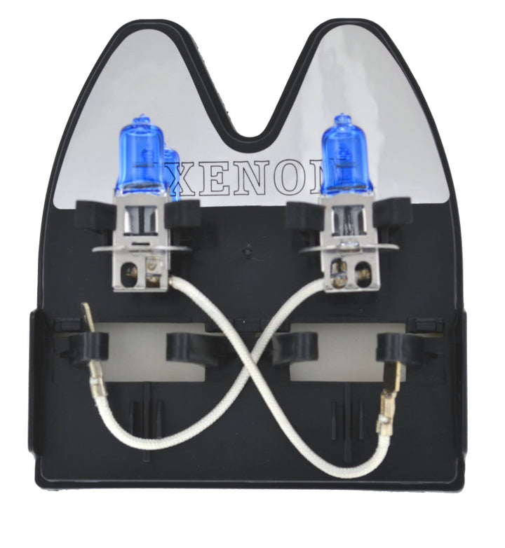 Hella H3 12V 55W Xen White XB Bulb (Pair) - Bull Strap
