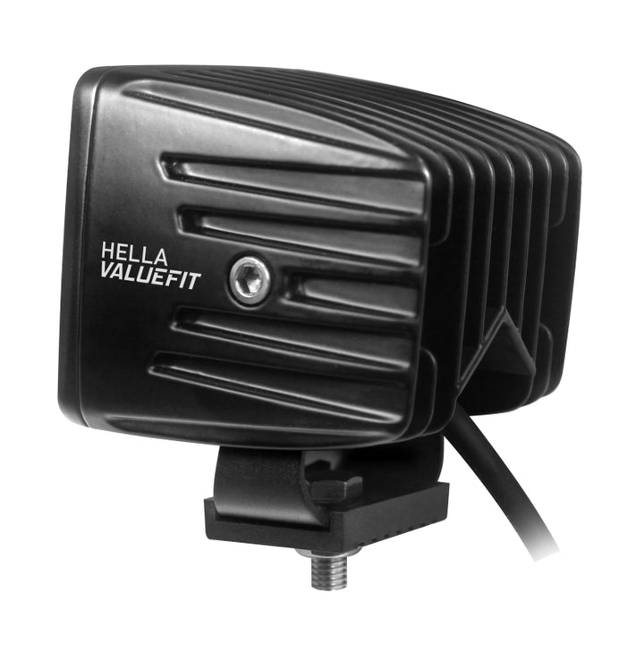 Hella HVF Cube 4 LED Off Road Kit - 3.1in 2X12W - Bull Strap