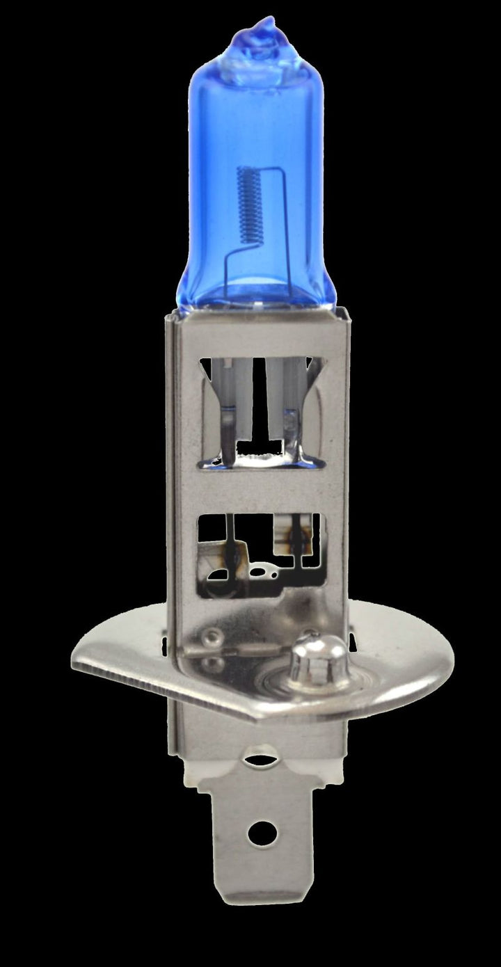 Hella Optilux H1 100W XB Extreme White Bulbs (Pair) - Bull Strap