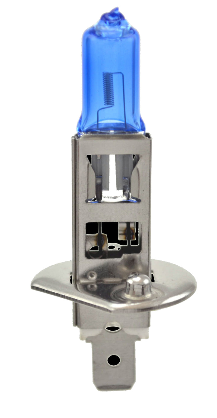 Hella Optilux H1 100W XB Extreme White Bulbs (Pair) - Bull Strap