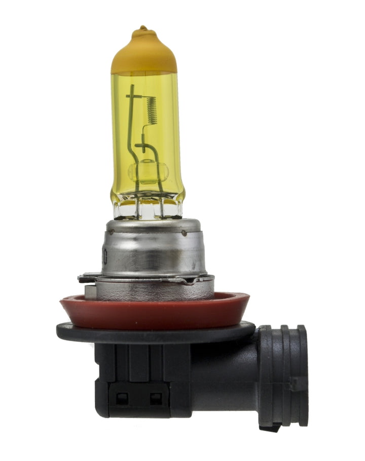 Hella Optilux H11 55W XY Extreme Yellow Bulbs (Pair) - Bull Strap