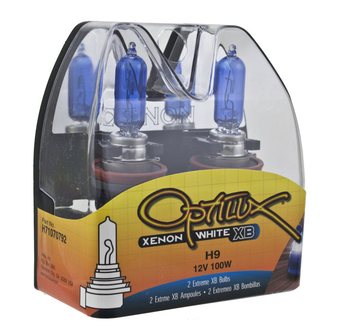 Hella Optilux H9 12V/100W XB Xenon White Bulb (pair) - Bull Strap