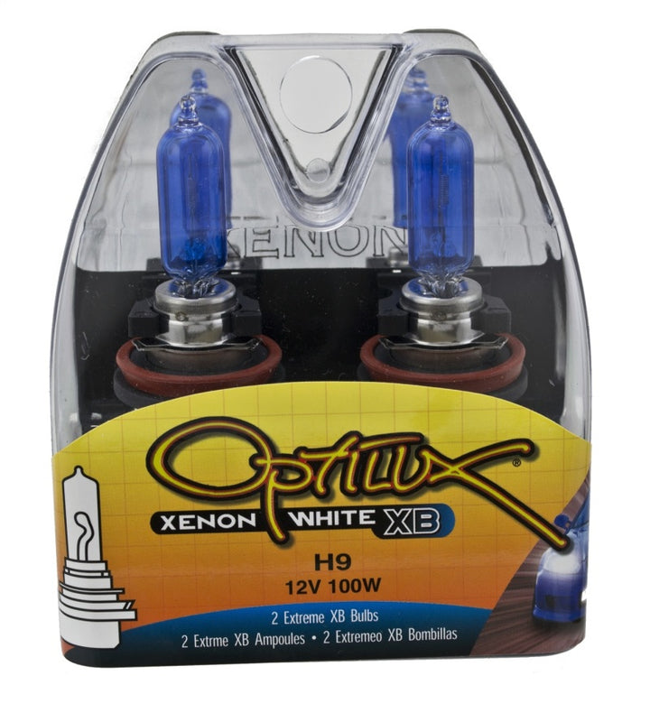 Hella Optilux H9 12V/100W XB Xenon White Bulb (pair) - Bull Strap