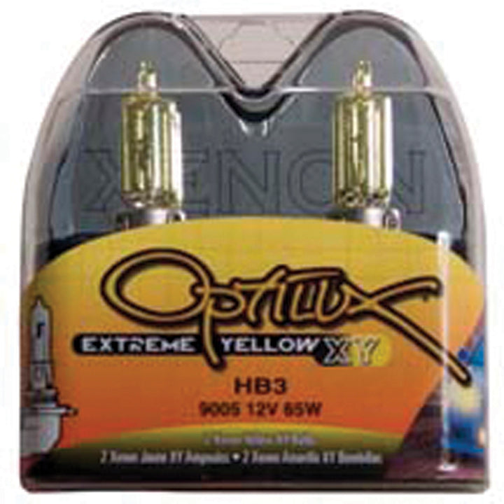 Hella Optilux HB3 9005 12V/65W XY Xenon Yellow Bulb - Bull Strap