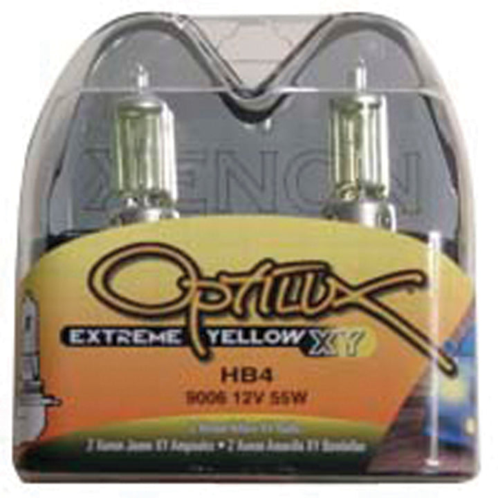 Hella Optilux HB4 9006 12V/55W XY Xenon Yellow Bulb - Bull Strap