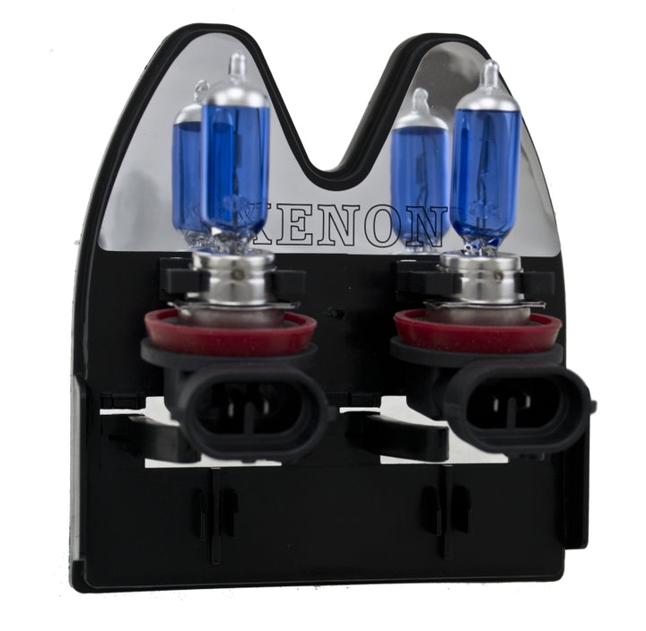 Hella Optilux XB Extreme Type H11 12V 80W Blue Bulbs - Pair - Bull Strap