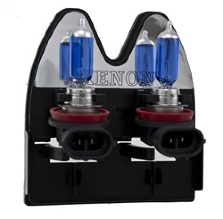 Hella Optilux XB Extreme Type H11 12V 80W Blue Bulbs - Pair - Bull Strap