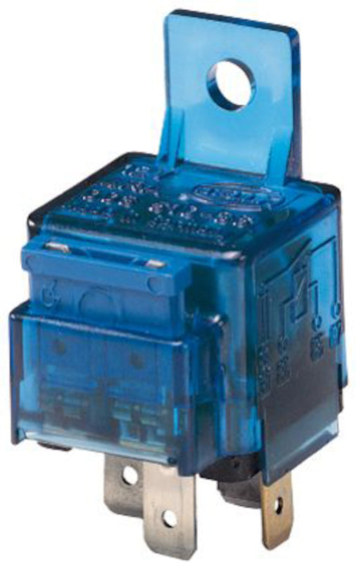 Hella Relay 12V 15A SPST 15A Fuse Bkt - Bull Strap