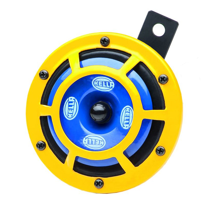 Hella Sharptone Horn Kit 12V 415/350Hz Yellow (3BB922000731 = H31000001) (Min Qty 360) - Bull Strap