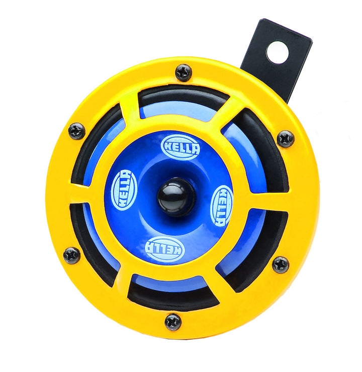 Hella Sharptone Horn Kit 12V 415/350Hz Yellow (3BB922000731 = H31000001) (Min Qty 360) - Bull Strap