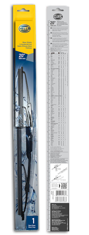 Hella Standard Wiper Blade 20in - Single - Bull Strap