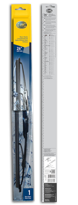 Hella Standard Wiper Blade 26in - Single - Bull Strap