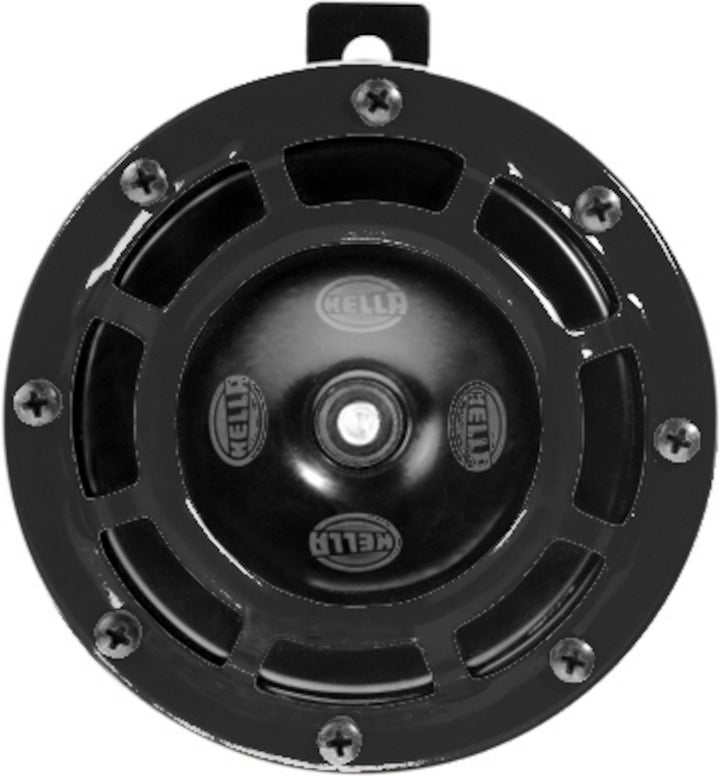 Hella Supertone Horn Set 24V 84w Black - Bull Strap