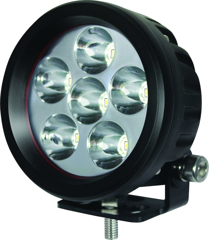 Hella Value Fit 90mm 6 LED Light - PED Off Road Spot Light - Bull Strap