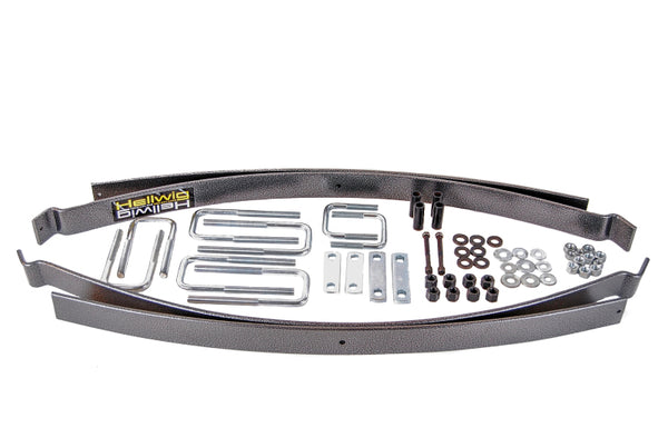 Hellwig 04-21 Nissan Titan 2/4WD 2 Leaf Pro Series Helper Spring - Up To 2500lb Level Load Capacity - Bull Strap