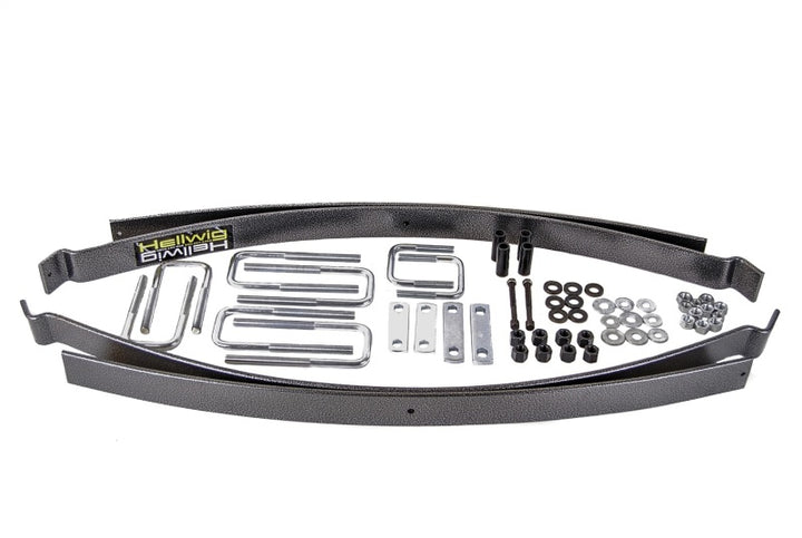 Hellwig 04-21 Nissan Titan 2/4WD 2 Leaf Pro Series Helper Spring - Up To 2500lb Level Load Capacity - Bull Strap