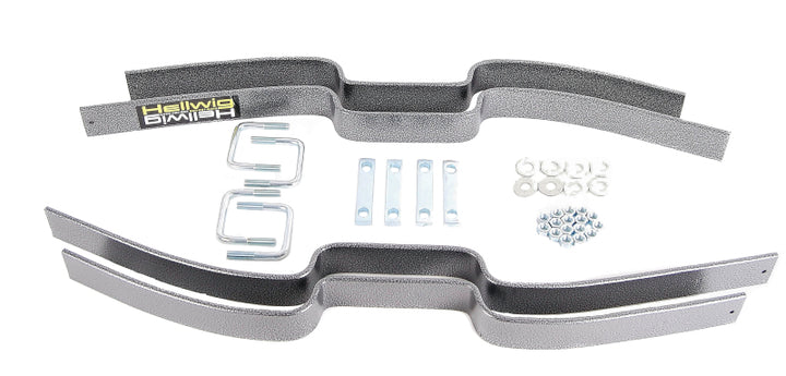 Hellwig 16-21 Ford F-250 Helper Spring Kit w/ Factory Contact Overload Springs - 2 Additional Leaves - Bull Strap