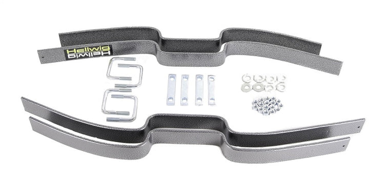Hellwig 16-21 Ford F-250 Helper Spring Kit w/ Factory Contact Overload Springs - 2 Additional Leaves - Bull Strap