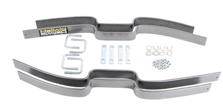 Hellwig 16-21 Ford F-250 Helper Spring Kit w/ Factory Contact Overload Springs - 2 Additional Leaves - Bull Strap