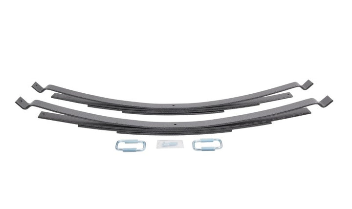 Hellwig Late Model Dodge/Ford/GM LP- To 3500lb Level LC 4 Leaf Stack Helper Spring w/o Mounting Kit - Bull Strap