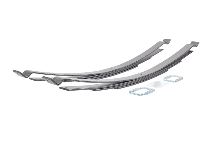 Hellwig Late Model Dodge/Ford/GM LP- To 3500lb Level LC 4 Leaf Stack Helper Spring w/o Mounting Kit - Bull Strap