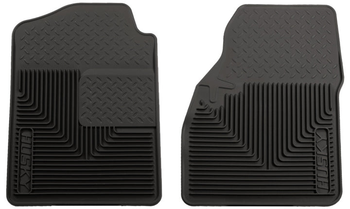 Husky Liners 00-06 Chevy Silverado/Suburban/GMC Sierra/Yukon Heavy Duty Black Front Floor Mats - Bull Strap