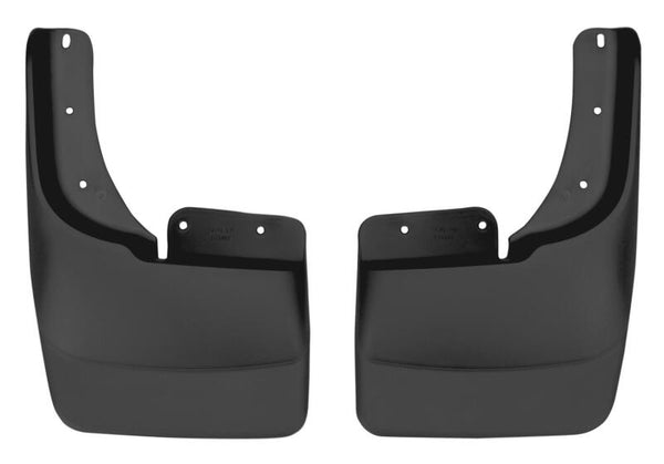 Husky Liners 01-03 Ford F-150 Super Crew Custom-Molded Front Mud Guards (w/Flares w/o Running Board) - Bull Strap