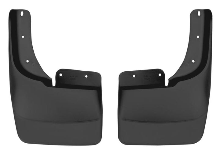 Husky Liners 01-03 Ford F-150 Super Crew Custom-Molded Front Mud Guards (w/Flares w/o Running Board) - Bull Strap