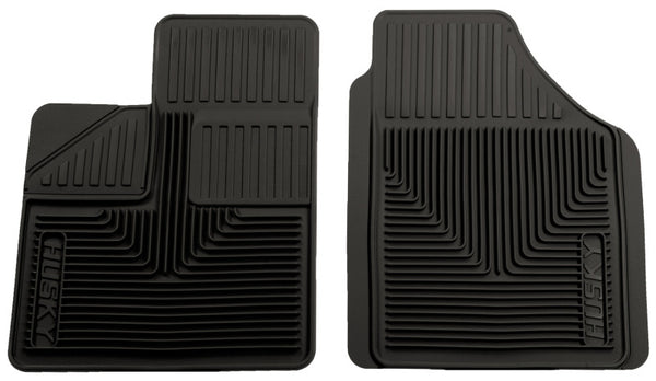 Husky Liners 01-06 Acura MDX/03-08 Honda Pilot Heavy Duty Black Front Floor Mats - Bull Strap