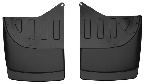 Husky Liners 01-06 Chevrolet/GMC Dually Custom-Molded Rear Mud Guards - Bull Strap