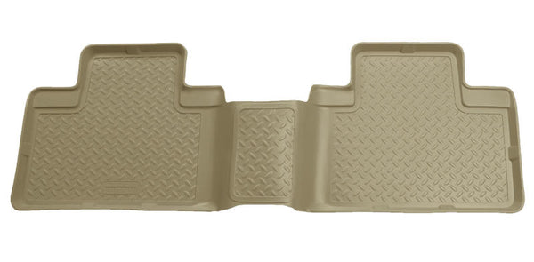 Husky Liners 01-06 Toyota Sequoia Classic Style 2nd Row Tan Floor Liners (One Piece Unit) - Bull Strap