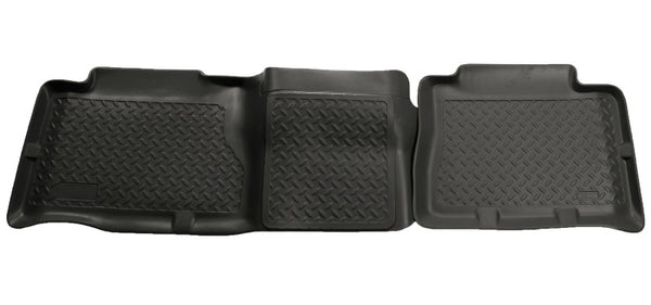Husky Liners 02-06 Cadillac Escalade/GMC Yukon/Denali Classic Style 2nd Row Black Floor Liners - Bull Strap