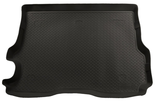Husky Liners 02-06 GM Trailblazer/Bravada/Envoy/05-08 Saab 9-7X Classic Style Black Rear Cargo Liner - Bull Strap