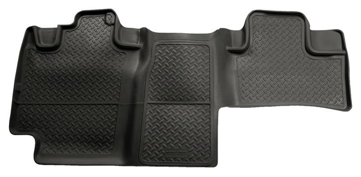 Husky Liners 04 1/2-08 F-150 Super Cab Classic Style 2nd Row Black Floor Liners - Bull Strap