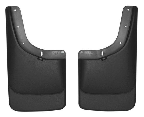 Husky Liners 04-12 Chevrolet Colorado/GMC Canyon Custom-Molded Rear Mud Guards (w/o Flares) - Bull Strap