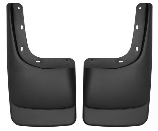 Husky Liners 04-12 Ford F-150/06 Lincoln Mark LT Custom-Molded Rear Mud Guards (w/Flares/Run. Board) - Bull Strap