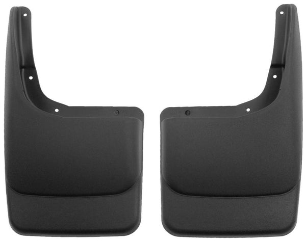 Husky Liners 04-12 Ford F-150 Custom-Molded Rear Mud Guards (w/o Flares) - Bull Strap