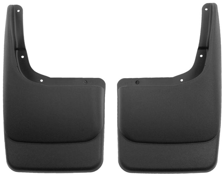 Husky Liners 04-12 Ford F-150 Custom-Molded Rear Mud Guards (w/o Flares) - Bull Strap