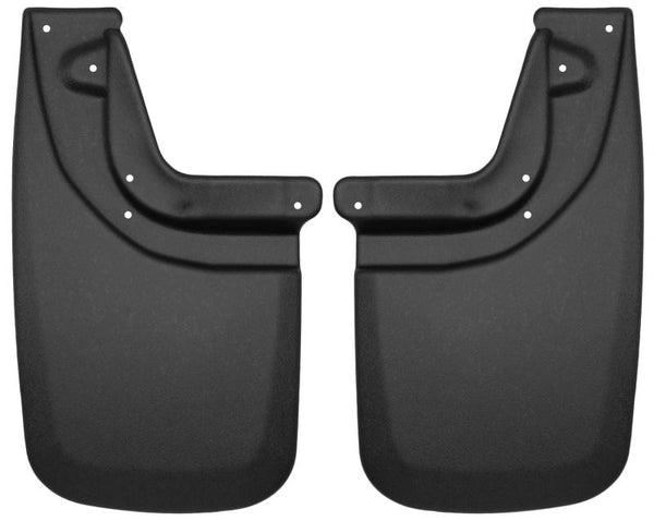 Husky Liners 05-12 Toyota Tacoma Regular/Double/CrewMax Cab Custom-Molded Rear Mud Guards - Bull Strap