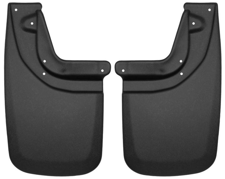Husky Liners 05-12 Toyota Tacoma Regular/Double/CrewMax Cab Custom-Molded Rear Mud Guards - Bull Strap