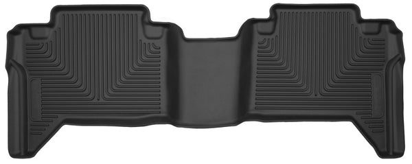 Husky Liners 05-14 Toyota Tacoma Crew Cab Pickup X-Act Contour Black 2nd Seat Floor Liner - Bull Strap