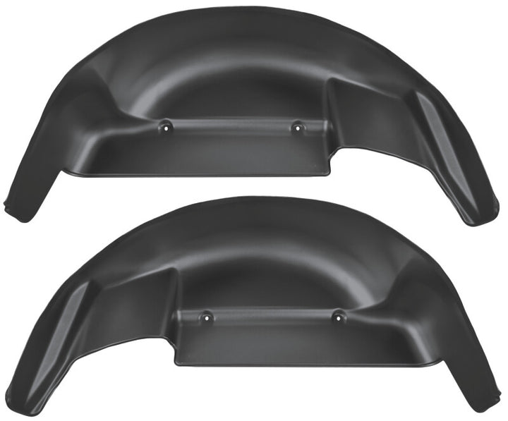 Husky Liners 06-14 Ford F-150 Black Rear Wheel Well Guards - Bull Strap