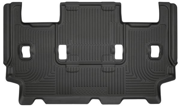 Husky Liners 07-10 Ford Expedition/Lincoln Navigator WeatherBeater 3rd Row Black Floor Liner - Bull Strap