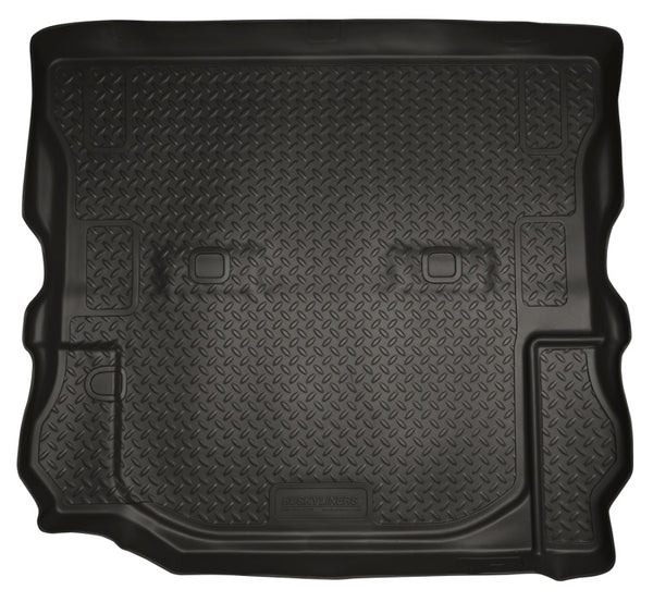 Husky Liners 07-10 Jeep Wrangler (2 Door) Classic Style Black Rear Cargo Liner - Bull Strap