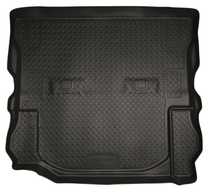 Husky Liners 07-10 Jeep Wrangler (2 Door) Classic Style Black Rear Cargo Liner - Bull Strap