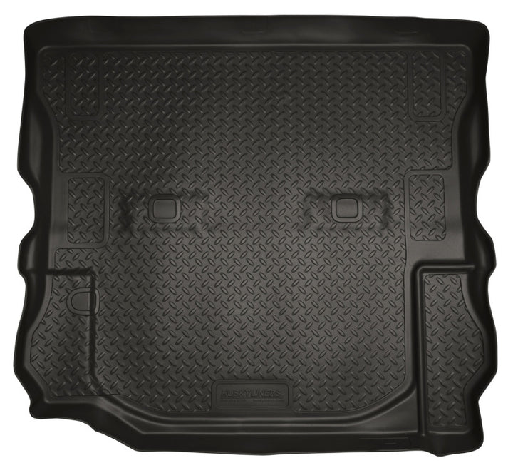 Husky Liners 07-10 Jeep Wrangler (2 Door) Classic Style Black Rear Cargo Liner - Bull Strap