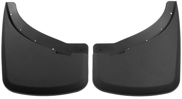 Husky Liners 07-12 Chevrolet/GMC HD Dually Custom-Molded Rear Mud Guards - Bull Strap