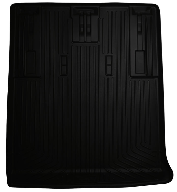 Husky Liners 07-13 GM Escalade/Suburban/Yukon WeatherBeater Black Rear Cargo Liners (5 Ft.) - Bull Strap