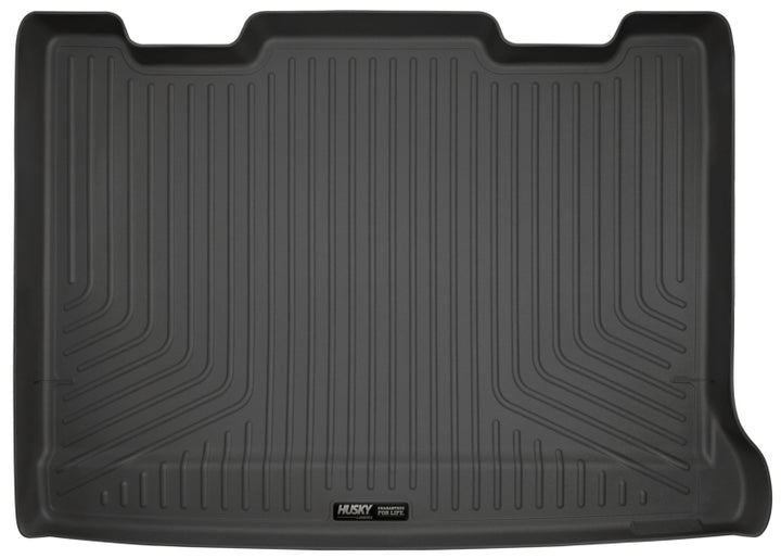 Husky Liners 07-13 GM Escalade/Suburban/Yukon WeatherBeater Black Rear Cargo Liners (Behind 3rd Row) - Bull Strap