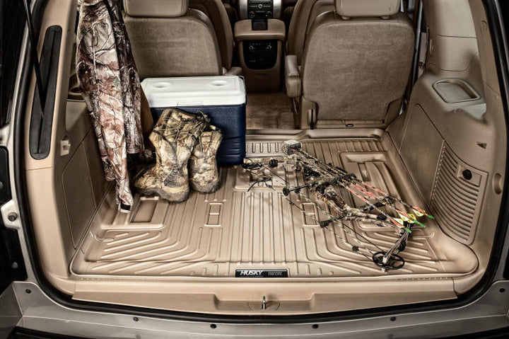 Husky Liners 07-13 GM Escalade/Suburban/Yukon WeatherBeater Black Rear Cargo Liners (Behind 3rd Row) - Bull Strap